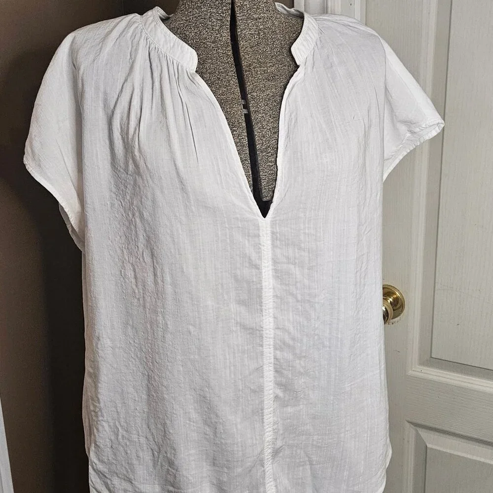 H&M Lightweight Short Sleeve Blouse szL - Picture 2 of 10
